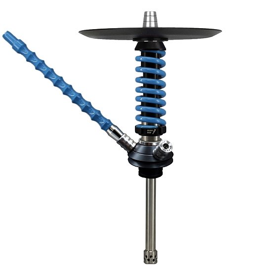 Купить Mamay Custom Coilovers Micro Пружина:Голубой Лак / Шахта:Черный (Шахта + Мундштук + Блюдце)
