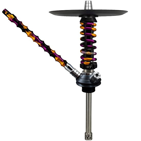 Купить Mamay Custom Coilovers Micro Пружина:Пурпурно-золотой камуфляж/ Шахта:Черный (Шахта + Мундштук + Блюдце)