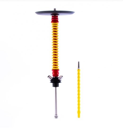 Купить Mamay Custom V3 №12 Coilovers Пружина:Желтый / Шахта:Красный (Шахта + Мундштук + Блюдце)