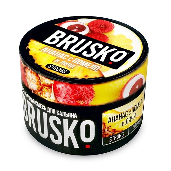 Купить Brusko Strong - Ананас с помело и личи 50г