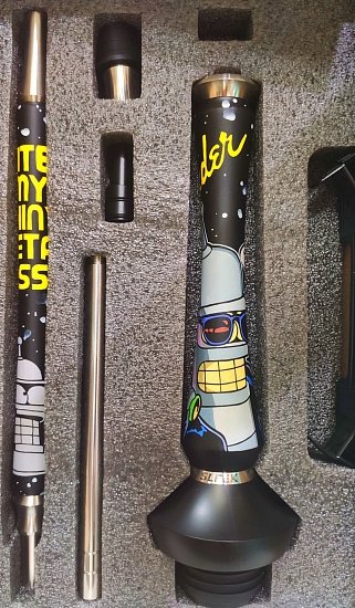 Купить Union Hookah Sleek Комикс Bender Рест (Шахта + Мундштук + Блюдце)
