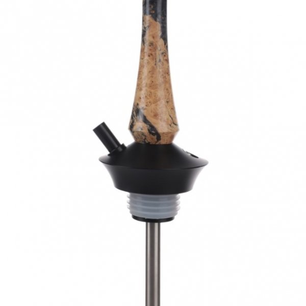 Купить Union Hookah Sleek Стаб. Дерево Серый (Шахта + Мундштук + Блюдце)