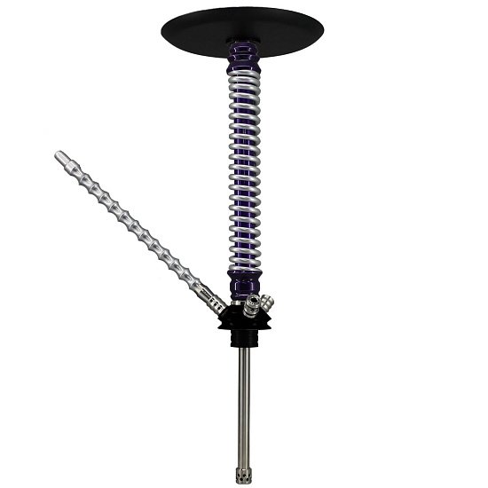 Купить Mamay Custom V3 №12 Coilovers Пружина:Хром / Шахта:Фиолетовый Лак (Шахта + Мундштук + Блюдце)