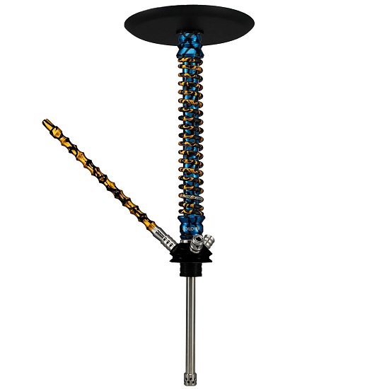 Купить Mamay Custom V3 №12 Coilovers Пружина:Оранжевый Анод / Шахта:Синий Анод (Шахта + Мундштук + Блюдце)