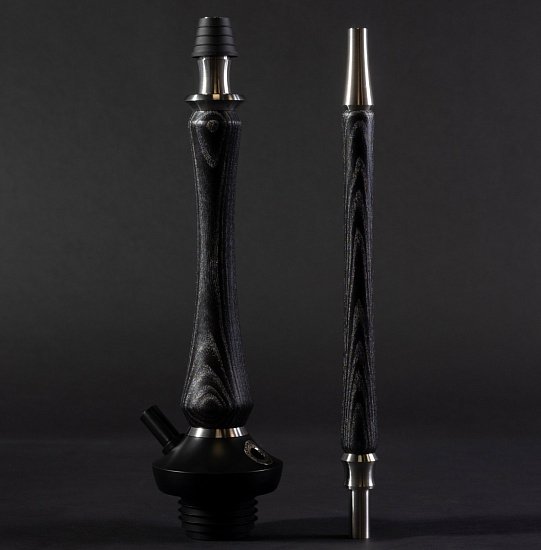 Купить Union Hookah Sleek Стандарт Черный Рест (Шахта + Мундштук + Блюдце)