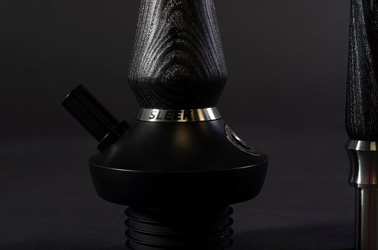 Купить Union Hookah Sleek Стандарт Черный Рест (Шахта + Мундштук + Блюдце)