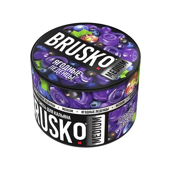 Купить Brusko Medium - Ягодные леденцы 250г