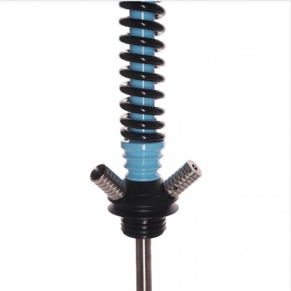 Купить Mamay Custom V3 №12 Coilovers Пружина:Черный / Шахта:Голубой (Шахта + Мундштук + Блюдце)