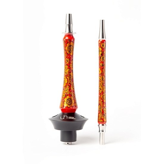 Купить Union Hookah Sleek Хохлома Красный (Шахта + Мундштук + Блюдце)