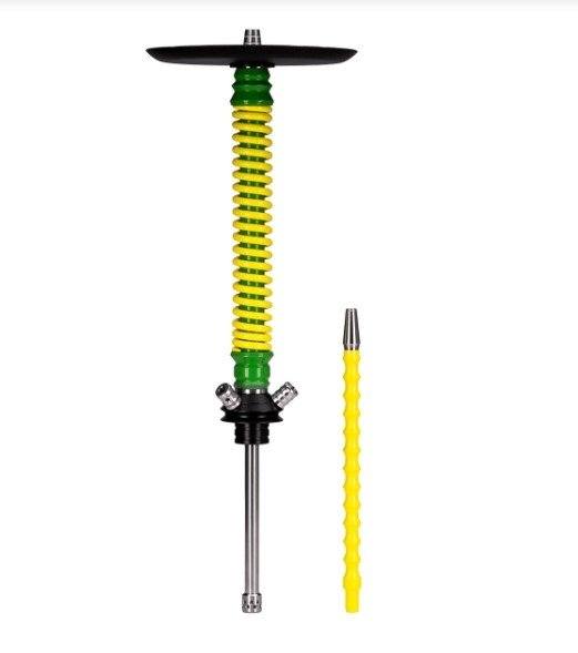 Купить Mamay Custom V3 №12 Coilovers Пружина:Желтый / Шахта:Салатовый (Шахта + Мундштук + Блюдце)