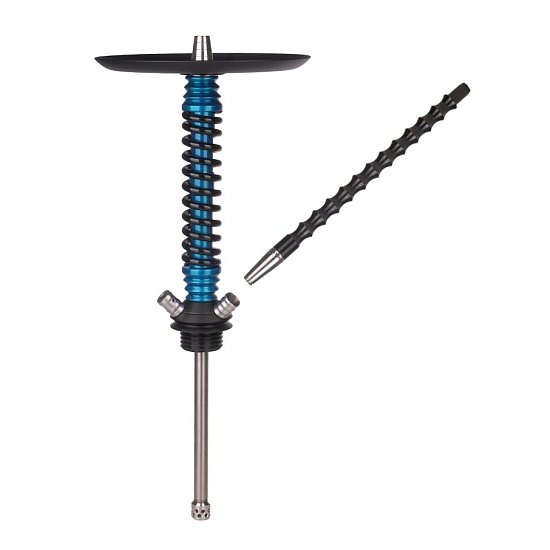Купить Mamay Custom Coilovers Mini Пружина:Черный/  Шахта:Голубой Лак (Шахта + Мундштук + Блюдце)