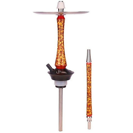 Купить Union Hookah Sleek Хохлома Красный (Шахта + Мундштук + Блюдце)