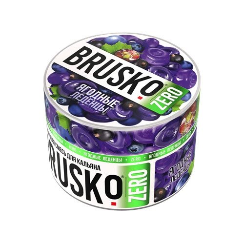 Купить Brusko Zero - Ягодные леденцы 50г