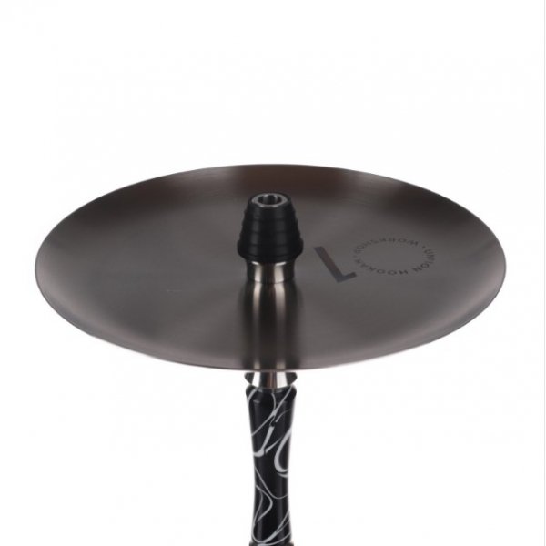 Купить Union Hookah Fibonacci Акрил Черный (Шахта + Мундштук + Шланг + Блюдце)