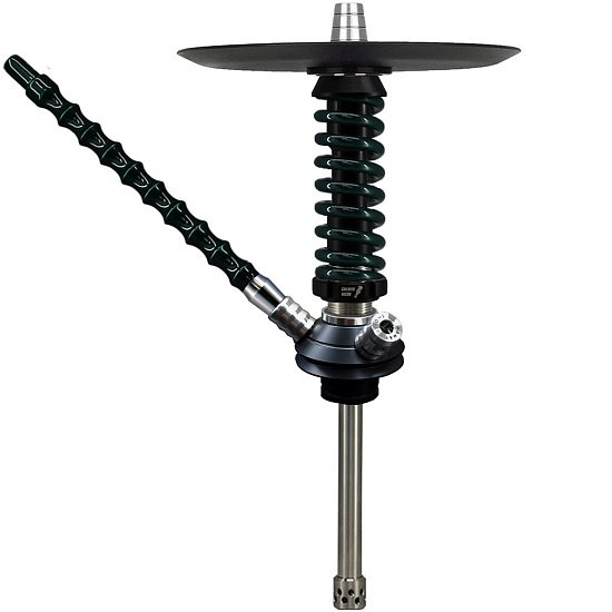 Купить Mamay Custom Coilovers Micro Пружина:Морская волна/ Шахта:Черный (Шахта + Мундштук + Блюдце)