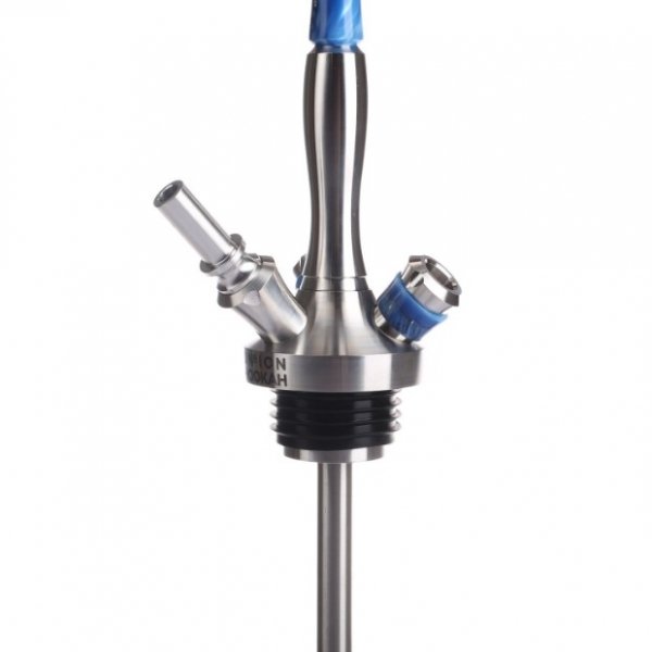 Купить Union Hookah Fibonacci Гибрид Синий (Шахта + Мундштук + Шланг + Блюдце)