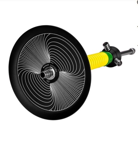 Купить Mamay Custom V3 №12 Coilovers Пружина:Желтый / Шахта:Салатовый (Шахта + Мундштук + Блюдце)