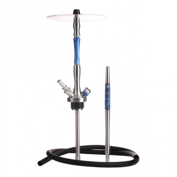 Купить Union Hookah Fibonacci Гибрид Синий (Шахта + Мундштук + Шланг + Блюдце)