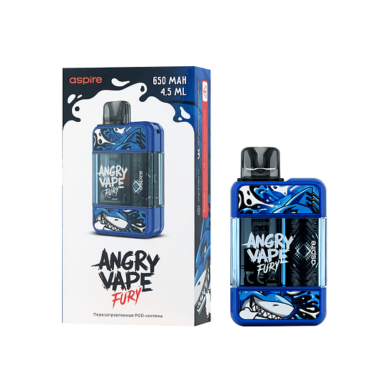Купить Brusko Angry Vape Fury 650 mAh 4,5мл (Синий)