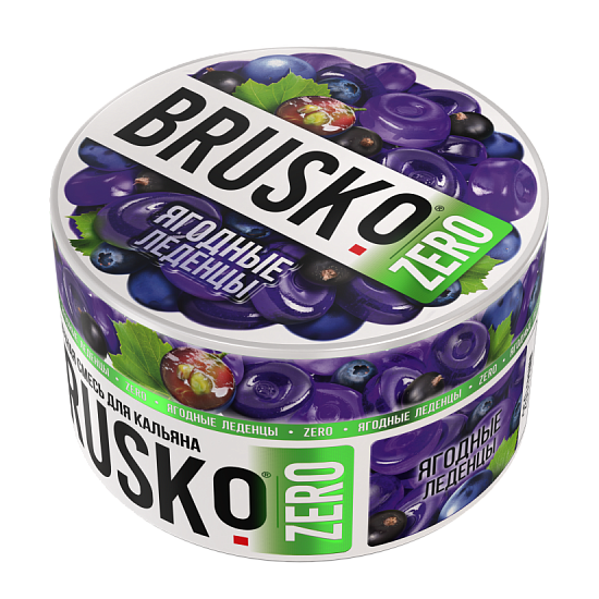 Купить Brusko Zero - Ягодные леденцы 250г