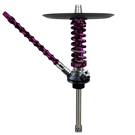 Купить Mamay Custom Coilovers Micro - Пружина:Фиолетовый Сплеш / Шахта:Фиолетовый Сплеш (Шахта + Мундштук + Блюдце)