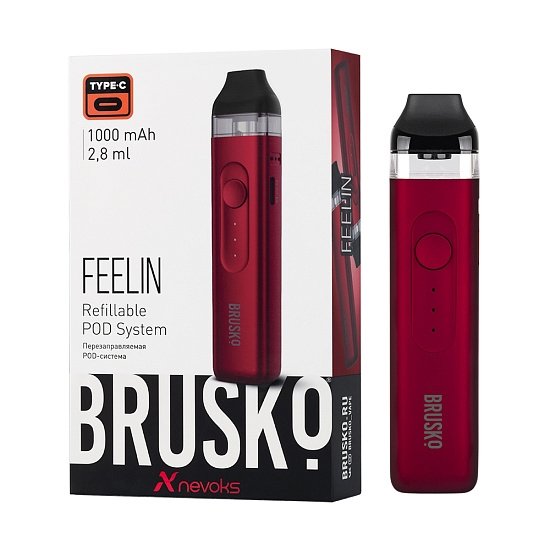 Купить Brusko Feelin 1000 mAh (Красный)
