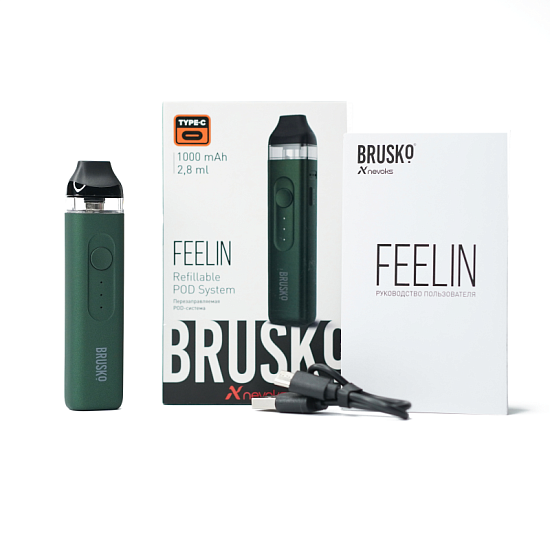 Купить Brusko Feelin 1000 mAh (Темно-зеленый)