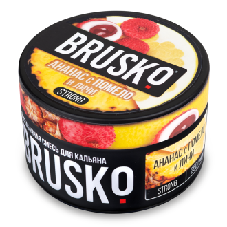 Купить Brusko Strong - Ананас с помело и личи 250г