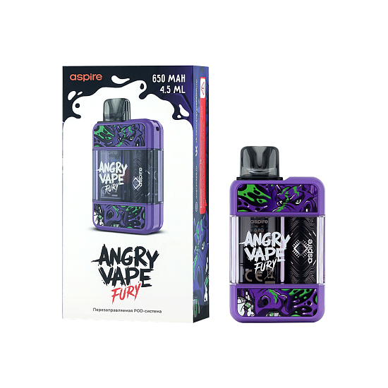 Купить Brusko Angry Vape Fury 650 mAh 4,5мл (Фиолетовый)