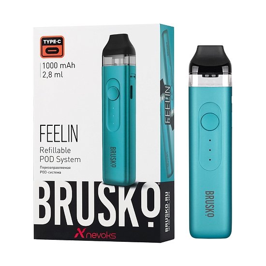 Купить Brusko Feelin 1000 mAh (Бирюзовый)