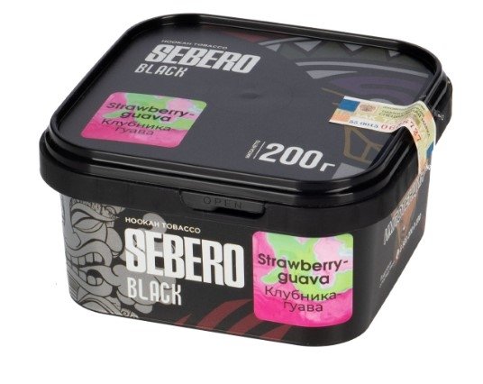 Купить Sebero Black - Strawberry-Guava (Клубника-Гуава) 200г