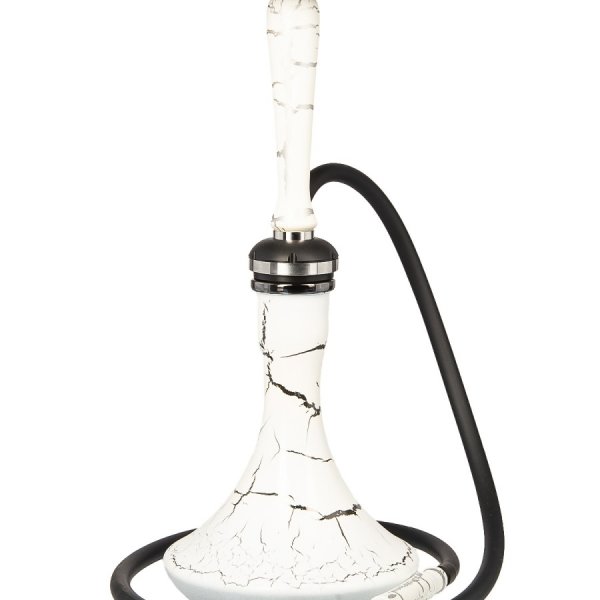 Купить Werkbund Maverick 2.0 Cracle White-Silver Set (Шахта + Мундштук + Шланг + Блюдце)