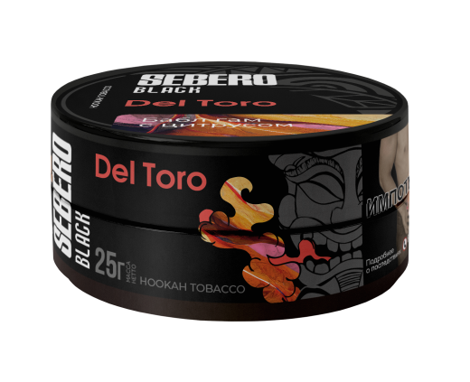 Купить Sebero Black - Del Toro (Бабл гам с цитрусом) 25г