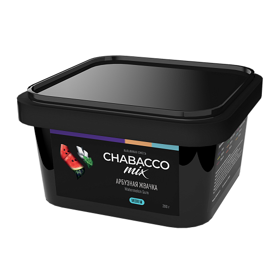 Купить Chabacco MEDIUM MIX - Watermelon Gum (Арбузная жвачка) 200г