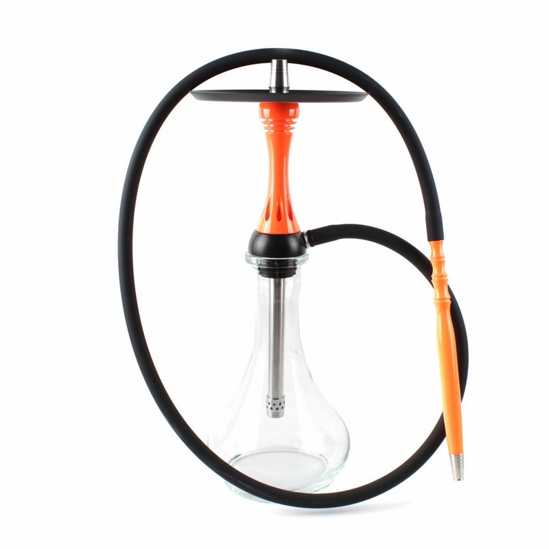 Фото Alpha Hookah  - Model X Orange Fluor (Шахта+Шланг+Мундштук+Блюдце)