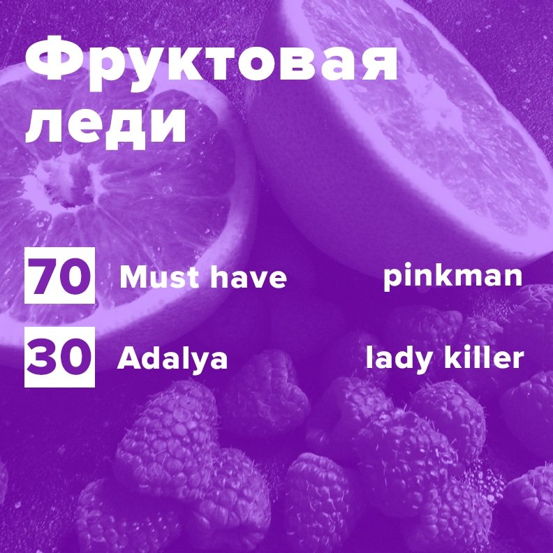 Фото Фруктовая леди (рецепт)
