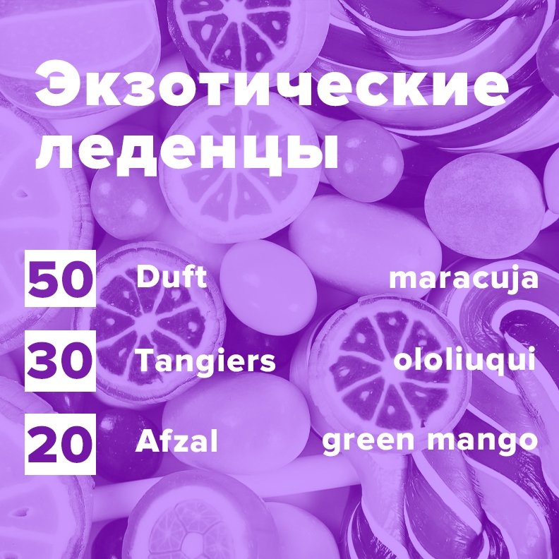 Фото Экзотические леденцы (рецепт)