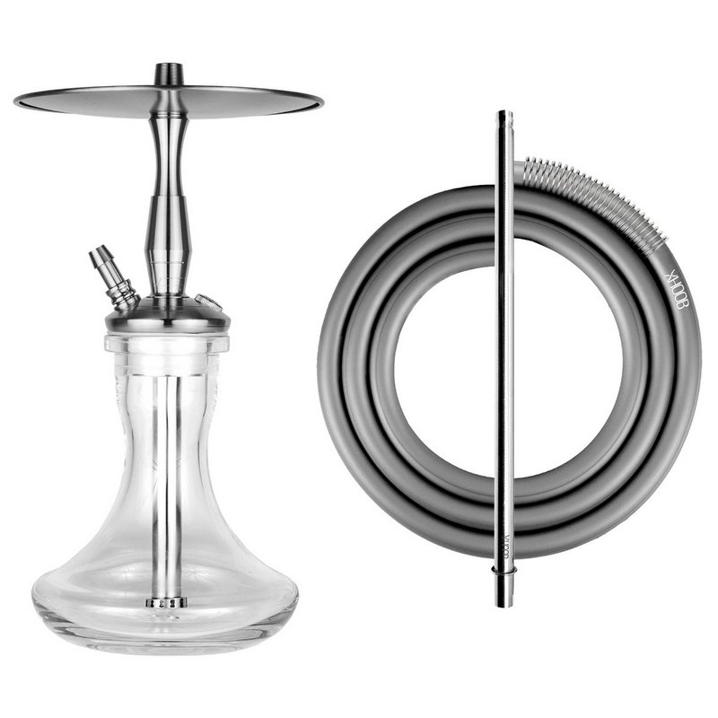 Фото Hoob Cyber S30 Silver Standart (Шахта + Колба + Шланг + Мундштук)