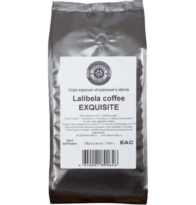 Фото Lalibela coffee Gold кофе в зернах, 1 кг