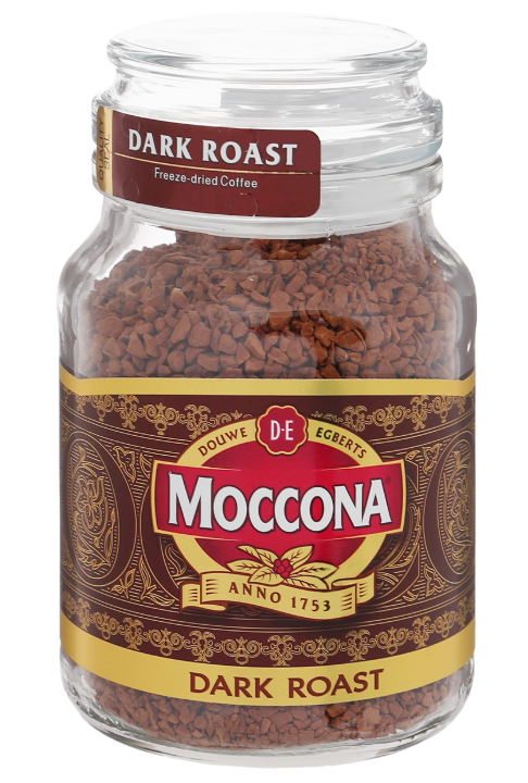 Фото Moccona Dark Roast кофе растворимый, 95 г (стеклянная банка)
