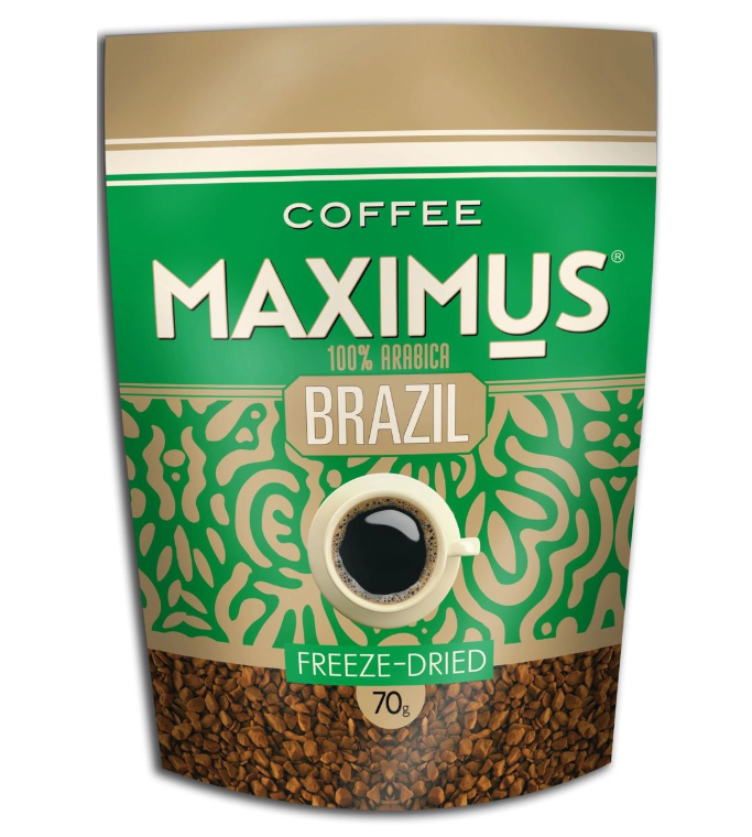 Фото Maximus Brazil кофе растворимый, 70 г