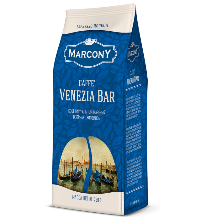 Фото Marcony Venezia Bar Espresso кофе в зернах, 250 г