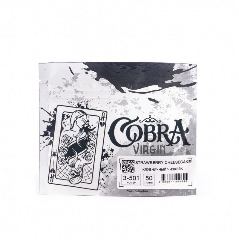 Фото Cobra Virgin - Strawberry Cheesecake (Клубничный Чизкейк) 50 гр.