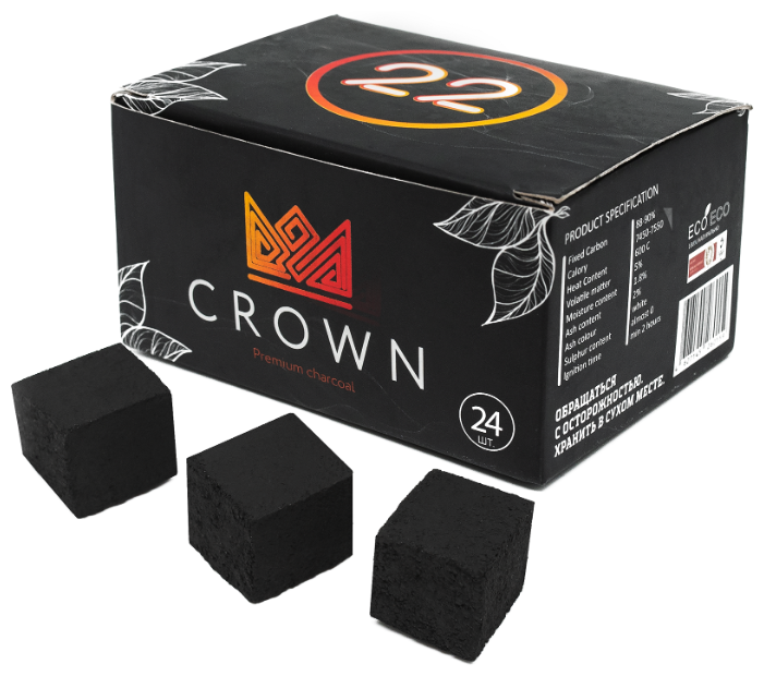Фото Crown 24 шт. 22мм
