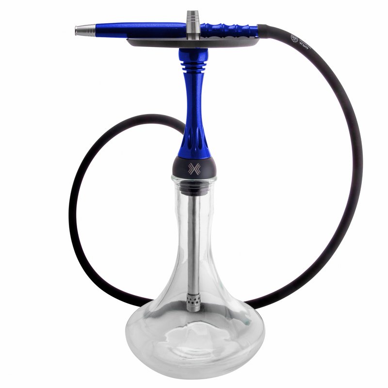 Фото Alpha Hookah - Model X Dark Blue (Шахта+Шланг+Мундштук+Блюдце)
