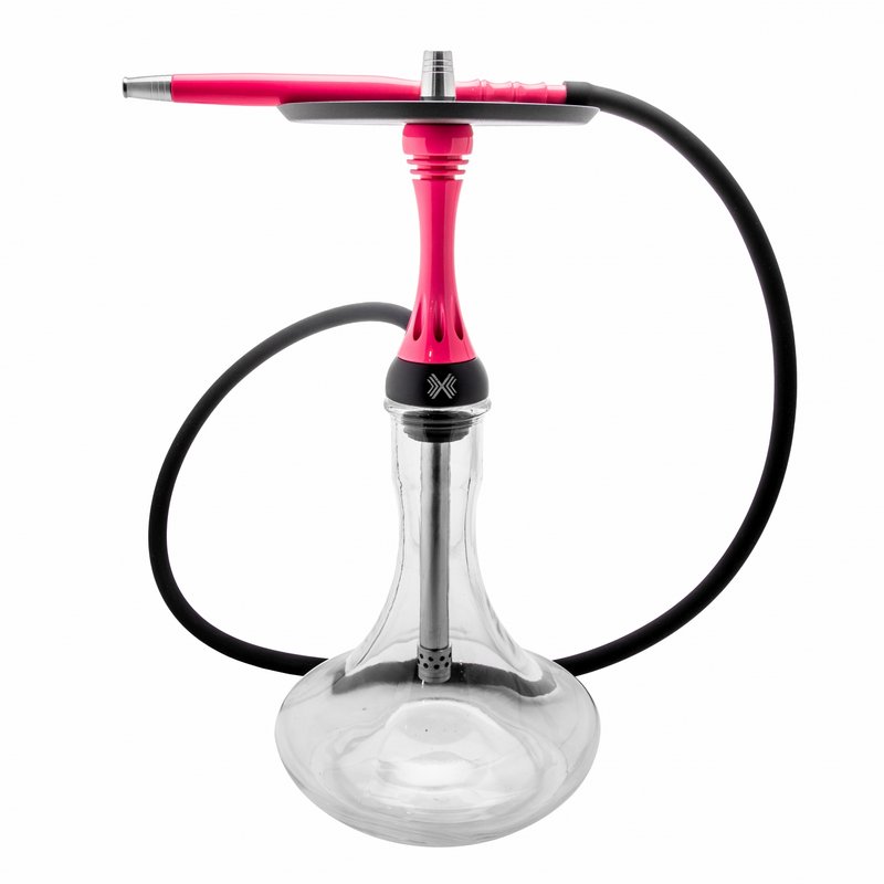Фото Alpha Hookah  - Model X Rose Fluor (Шахта+Шланг+Мундштук+Блюдце)