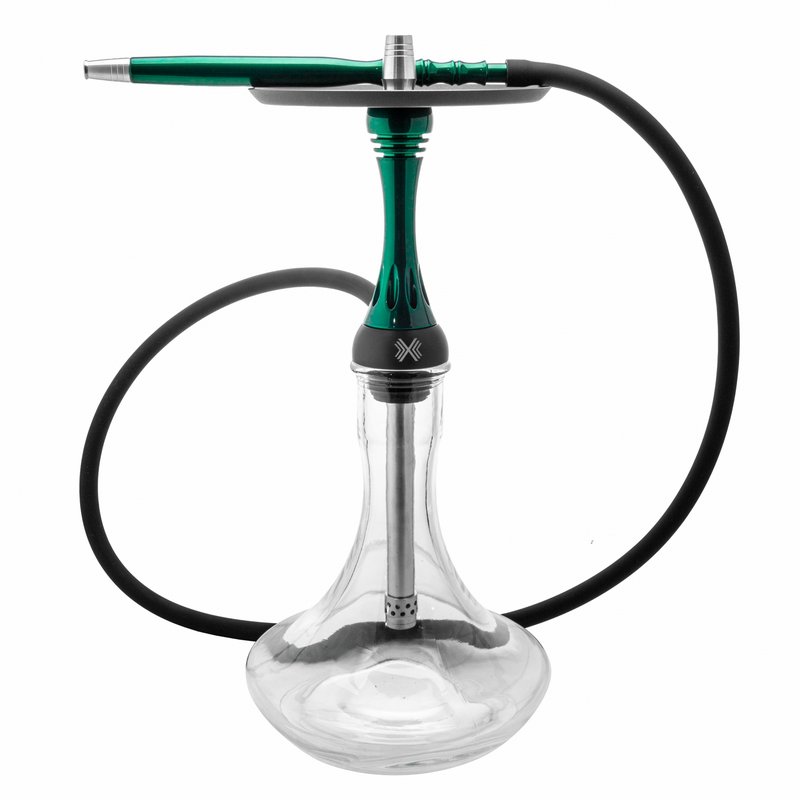 Фото Alpha Hookah - Model X Green Candy (Шахта+Шланг+Мундштук+Блюдце)