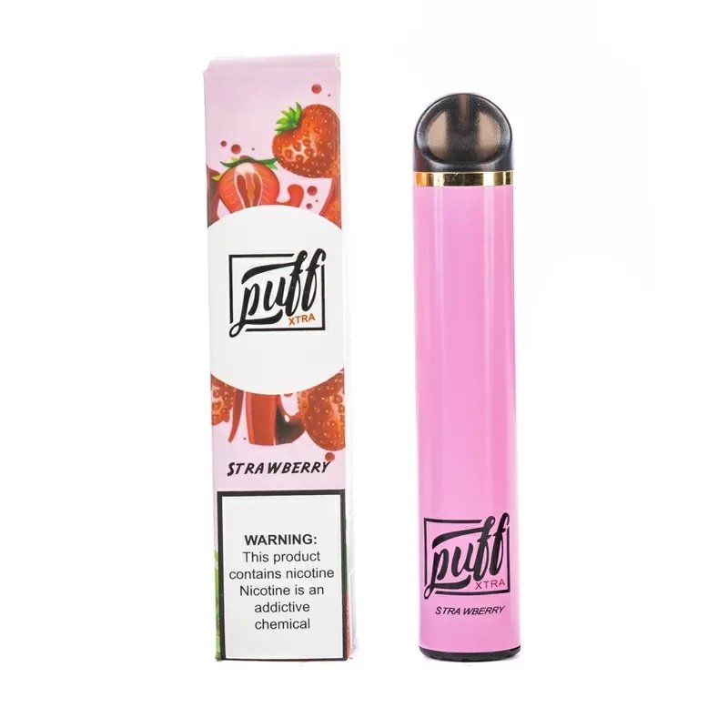 Фото Puff XTRA - Strawberry (Клубника), 1500 затяжек, 20 мг (2%)