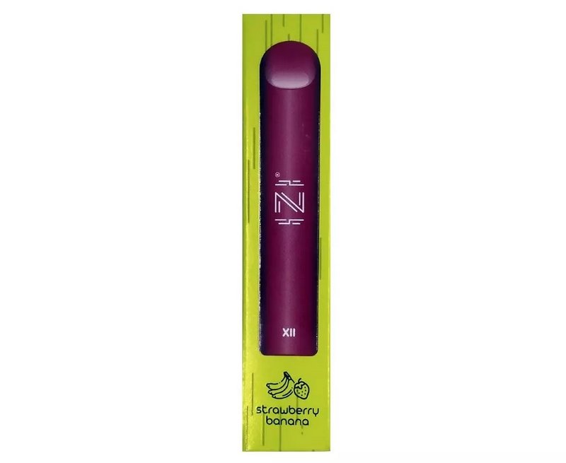 Фото IZI XII - Strawberry Banana (Банан Клубника), 800 затяжек, 20 мг (2%)