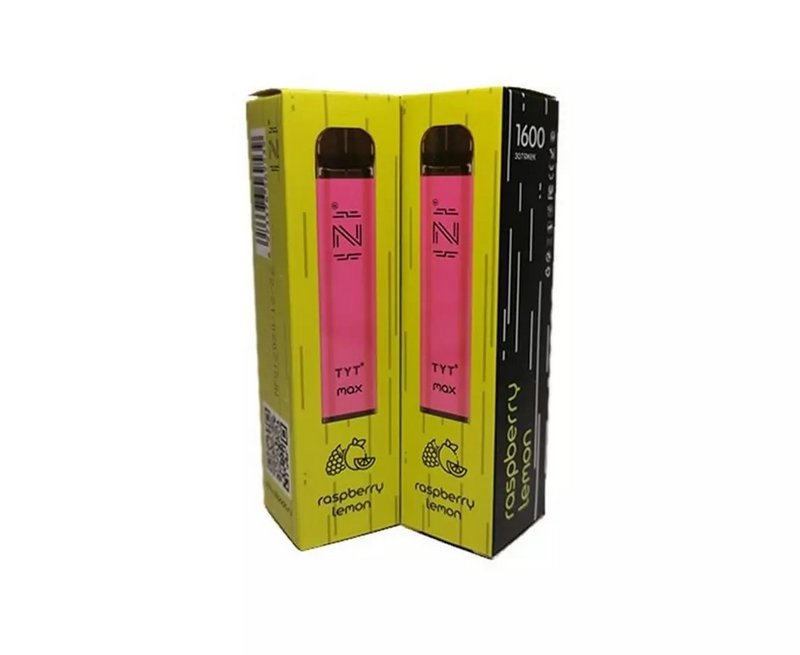 Фото IZI Max - Raspberry Lemon (Малина Лимон), 1600 затяжек, 20 мг (2%)